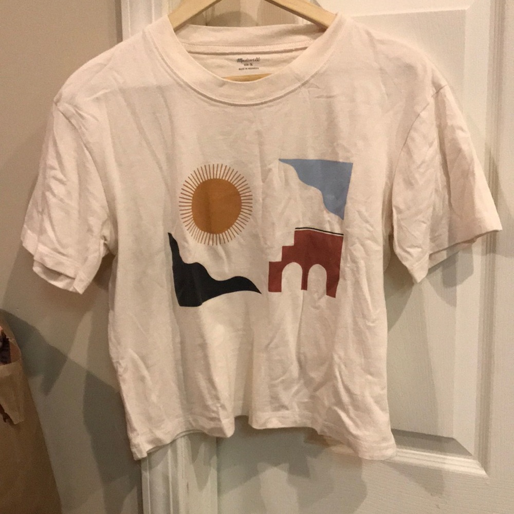 Madewell cropped tee